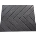 Visgraat Bijzettafel zwart |  Mangohout/ijzer | Verona | HSM collection | 38 cm