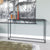 Rechthoekige Visgraat Sidetable | Jakarta | Visgraat Meubilair | Zwart | 120 cm