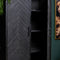 Visgraat Wandkast Zwart | New York | Starfurn | 90 cm