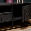 Visgraat TV meubel Zwart | New York | Starfurn | 165 cm